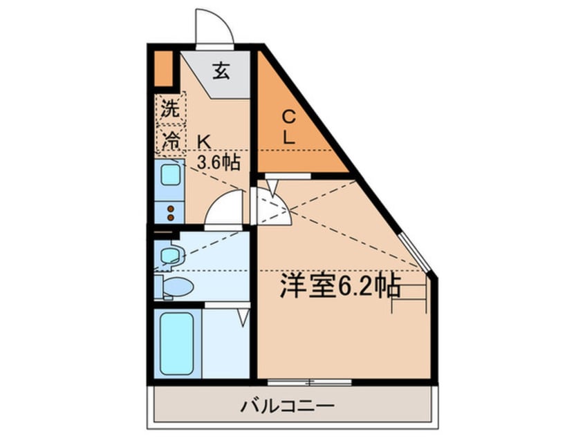 間取図 シュヴァルクラジュー横浜鴨居