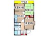 カサボニータ蘇我 3DKの間取り