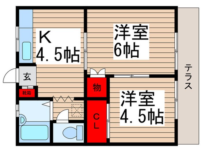 間取り図 林田コーポ