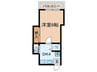 鹿島ハイツ 1DKの間取り