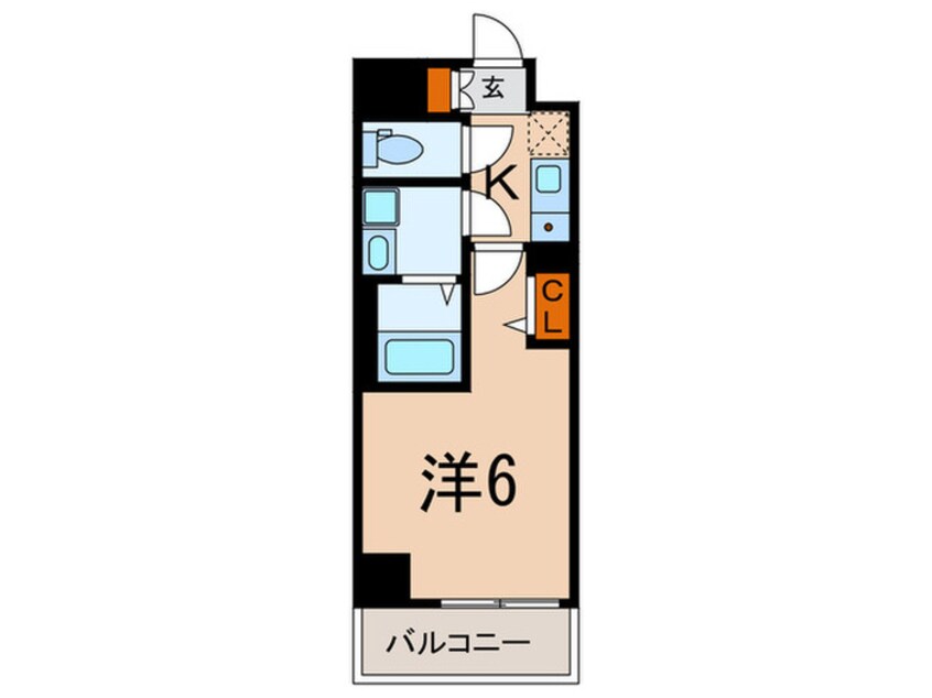 間取図 シエル白山B館