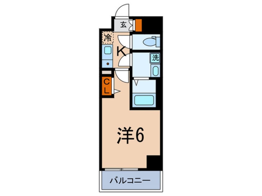 間取図 シエル白山B館