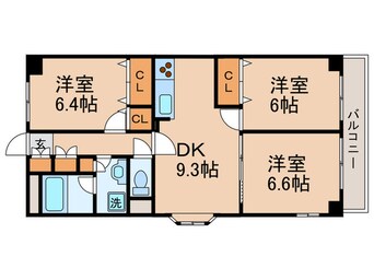 間取図 グレイスコ－ト