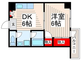 間取図 コ－スタルマンション