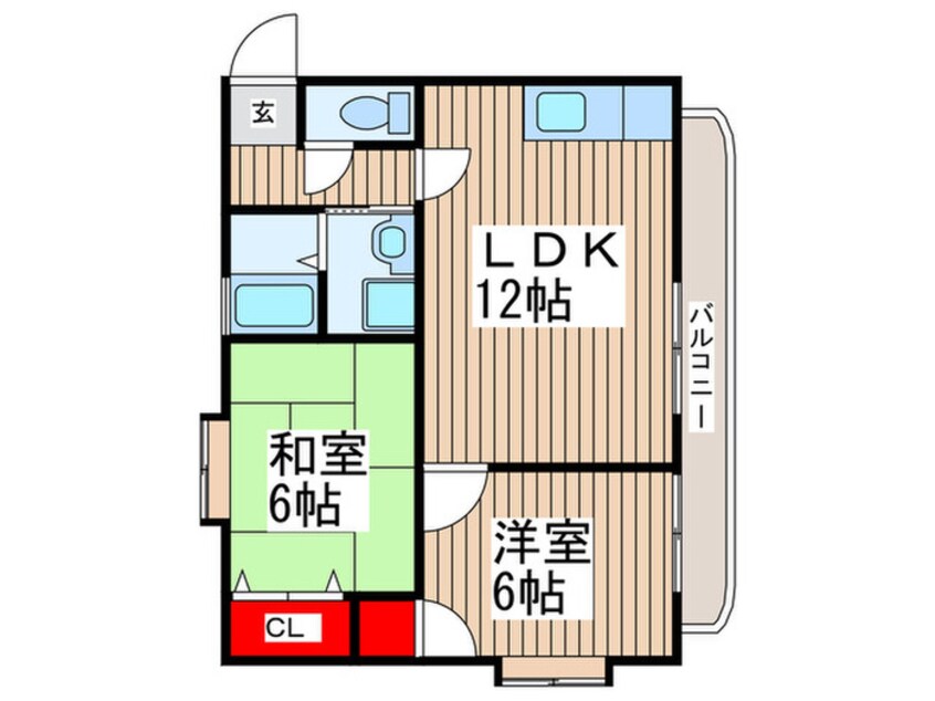 間取図 グランステージ東大沢