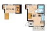 メゾンヴェ－ル 1Rの間取り