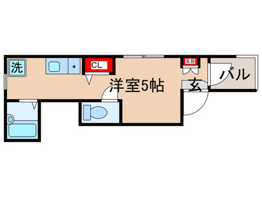 間取図 ＭＥＬＤＩＡ金町