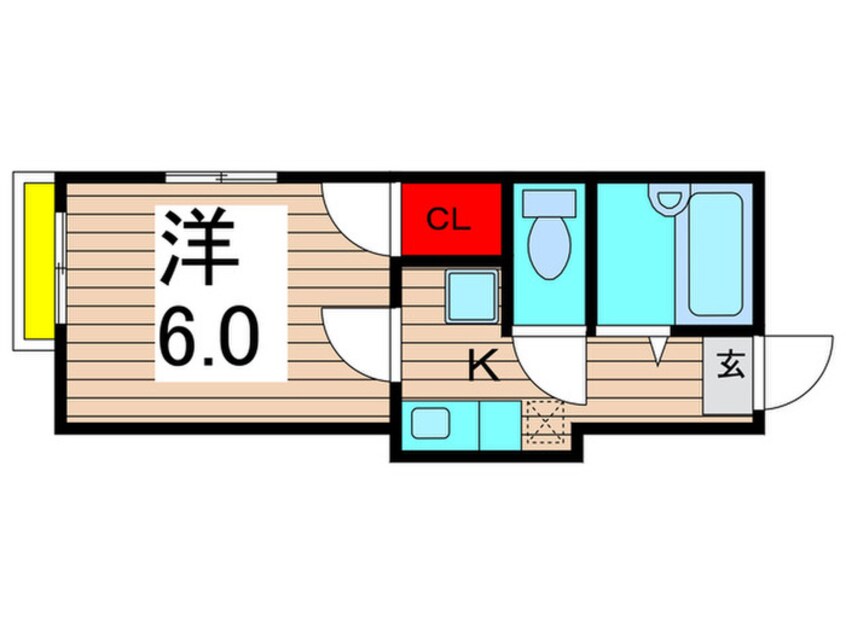 間取図 ＣＯＬＯＮＮＡ　ＭＩＬＩＡＲＥ