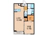 Beverly Homes 下赤塚 AP 1LDKの間取り