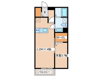 間取図 ローズ・T・コースト