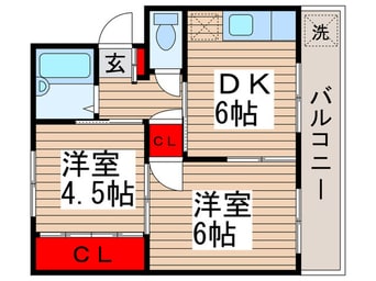 間取図 ガ－デンフィ－ル東台