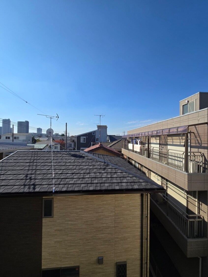 室内からの展望 コントレイル