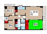 稲毛東マンション 3LDKの間取り