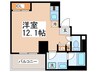 ルモ－デセンタ－北 1Rの間取り