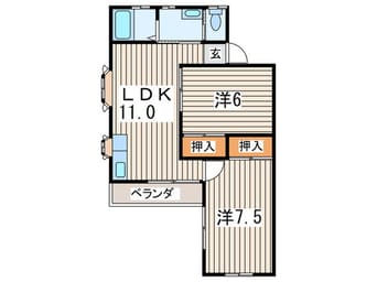 間取図 メゾンド　ブラン