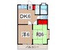 サニ－ハウス上清戸 2DKの間取り