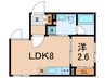 La Douceur文京大塚EAST 1LDKの間取り