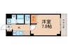 星野マンション 1Kの間取り