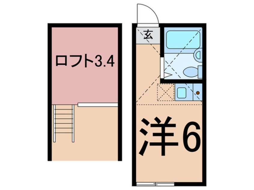 間取図 ユナイト上末吉リンゼイワグナー