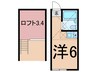 ユナイト上末吉リンゼイワグナー 1Rの間取り