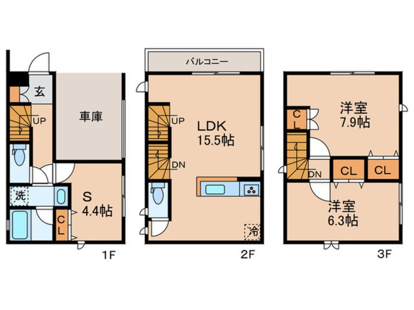 間取図 Ｋｏｌｅｔ新蒲田＃０２