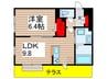 ＭＫ　ＯＮＥ 1LDKの間取り