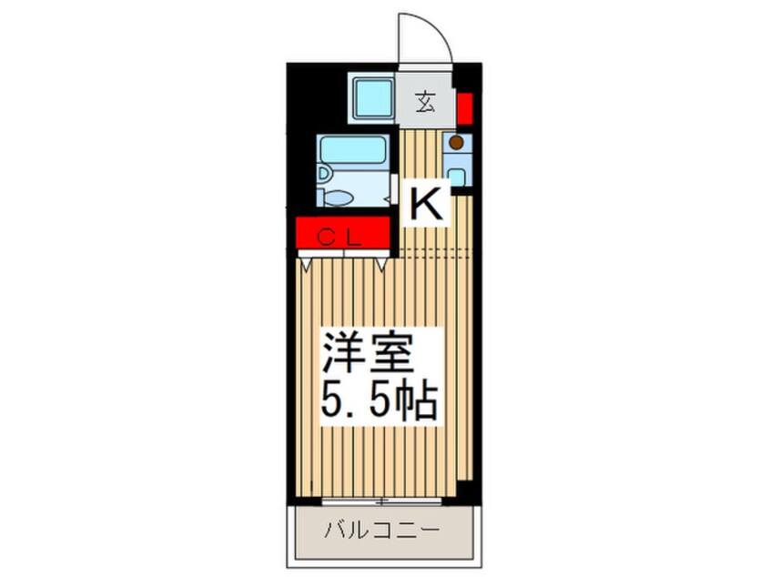 間取図 ホ－プフルアパ－トメント