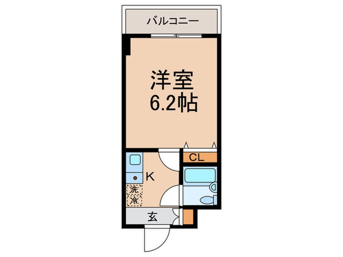 間取り図 アパートメント大倉No1