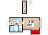 サンシティー津田沼 1Kの間取り