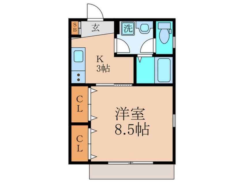 間取図 アイリス駒沢