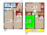 国立グリーンヒルスクエアⅠ－Ｄ 4DKの間取り