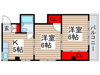 間取図 ジュネパレス新松戸第７