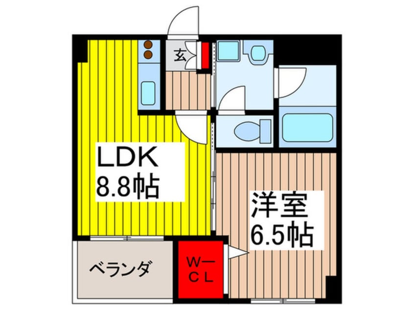 間取図 ソアラノ－ム北浦和