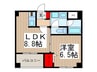 ソアラノ－ム北浦和 1LDKの間取り