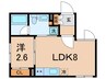 La Douceur文京大塚WEST 1LDKの間取り