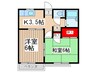 ウィスタリア 2Kの間取り