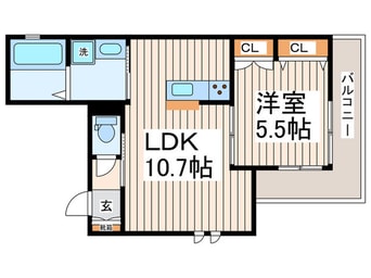 間取図 オーベルジーヌ Ｍ