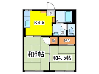 間取図 若葉ハイツ