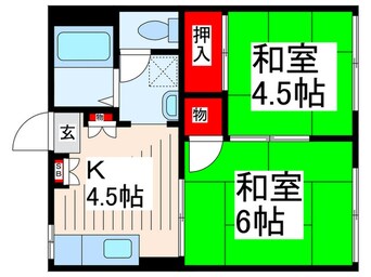 間取図 若葉ハイツ