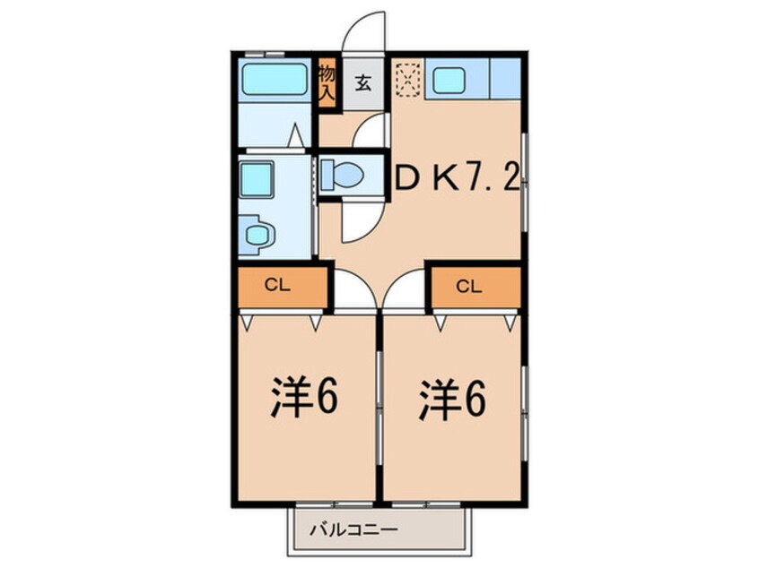 間取図 ハウス上野毛