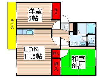 間取図 ユースフラット