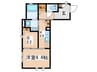 クレール 1SKの間取り