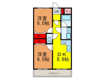 間取図 ボヌール・アビタシオン