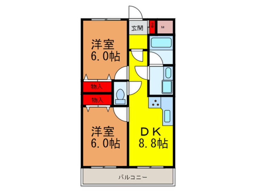 間取図 ボヌール・アビタシオン
