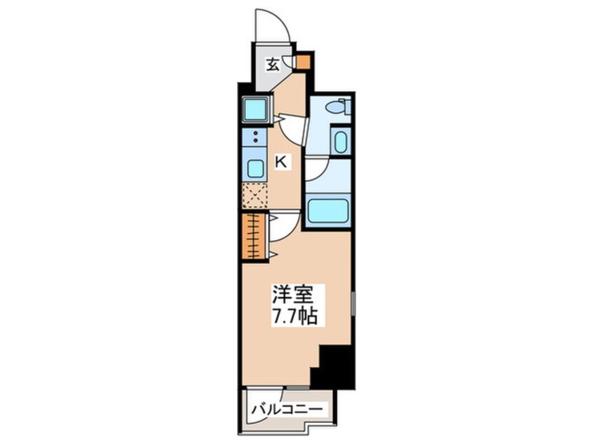 間取図 ミリアレジデンス新宿御苑