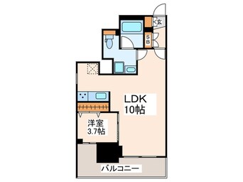 間取図 ミリアレジデンス新宿御苑