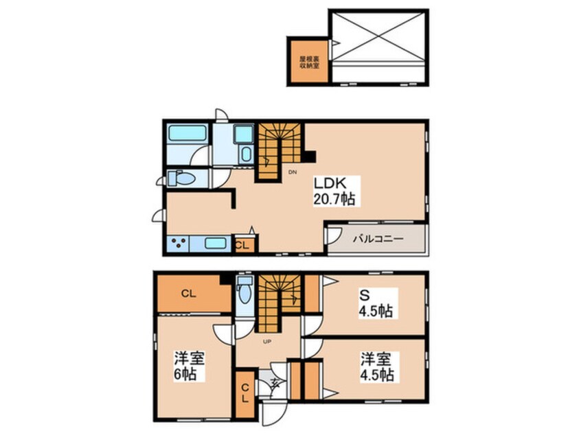 間取図 荻窪三丁目戸建