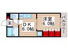 ミヤビマンション 1DKの間取り