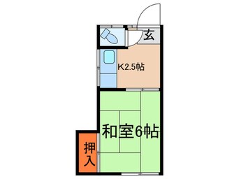 間取図 岩崎コ－ポ