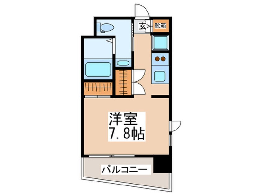 間取図 レジディア市谷薬王寺